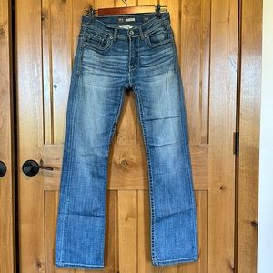 Mens BKE Aiden bootleg Jeans size 30 Regular